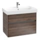 V&B Waschtischunterschrank Collaro 75,4x54,6x44,4cm, WT mi, LED, Ariz. Oa-3