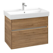 V&B Waschtischunterschrank Collaro 75,4x54,6x44,4cm, WT mi, LED, Kan Oa
