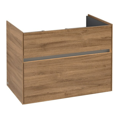 V&B Waschtischunterschrank Collaro 75,4x54,6x44,4cm, WT mi, LED, Kan Oa
