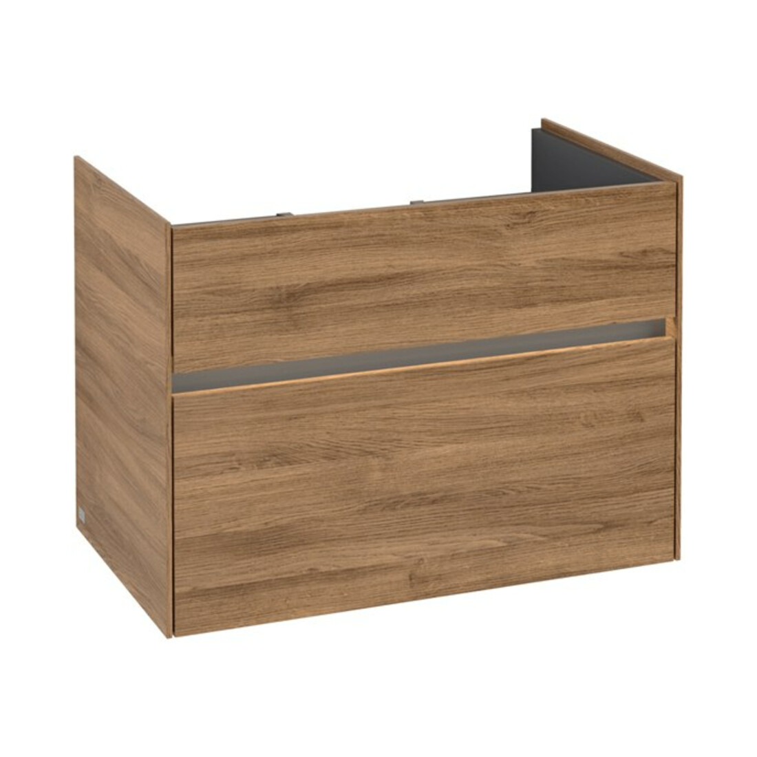 V&B Waschtischunterschrank Collaro 75,4x54,6x44,4cm, WT mi, LED, Kan Oa