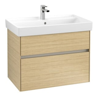 V&B Waschtischunterschrank Collaro 75,4x54,6x44,4cm, WT mi, LED, Nord Oa