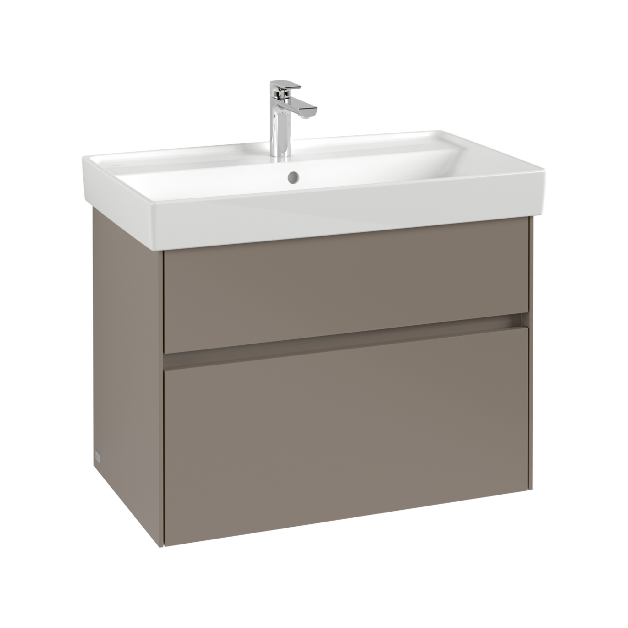 V&B Waschtischunterschrank Collaro 75,4x54,6x44,4cm, WT mi, LED, wh. Oa ; Villeroy & Boch