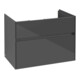 V&B Waschtischunterschrank Collaro 75,4x54,6x44,4cm, WT mittig, glossy grey-1