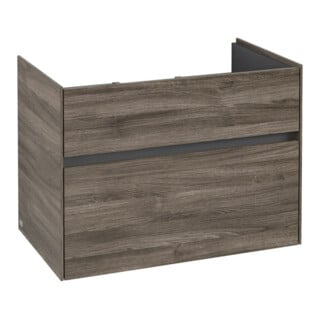 V&B Waschtischunterschrank Collaro 75,4x54,6x44,4cm, WT mittig, stone oak