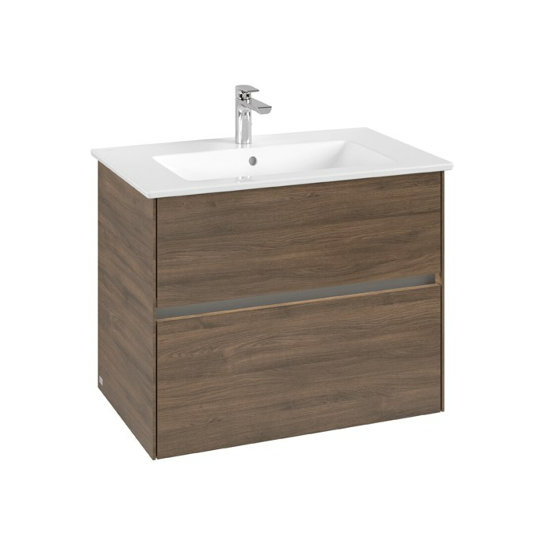 V&B Waschtischunterschrank Collaro 76,1x61x48cm, WT mi, LED 5,5W, Ariz. Oa