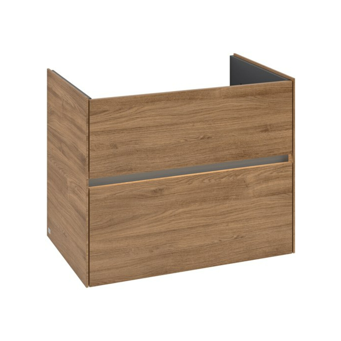 V&B Waschtischunterschrank Collaro 76,1x61x48cm, WT mi, LED 5,5W, Kan Oa