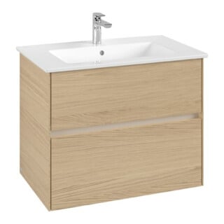 V&B Waschtischunterschrank Collaro 76,1x61x48cm, WT mi, LED 5,5W, Nord Oa