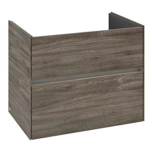 V&B Waschtischunterschrank Collaro 76,1x61x48cm, WT mi, LED 5,5W, st. Oa