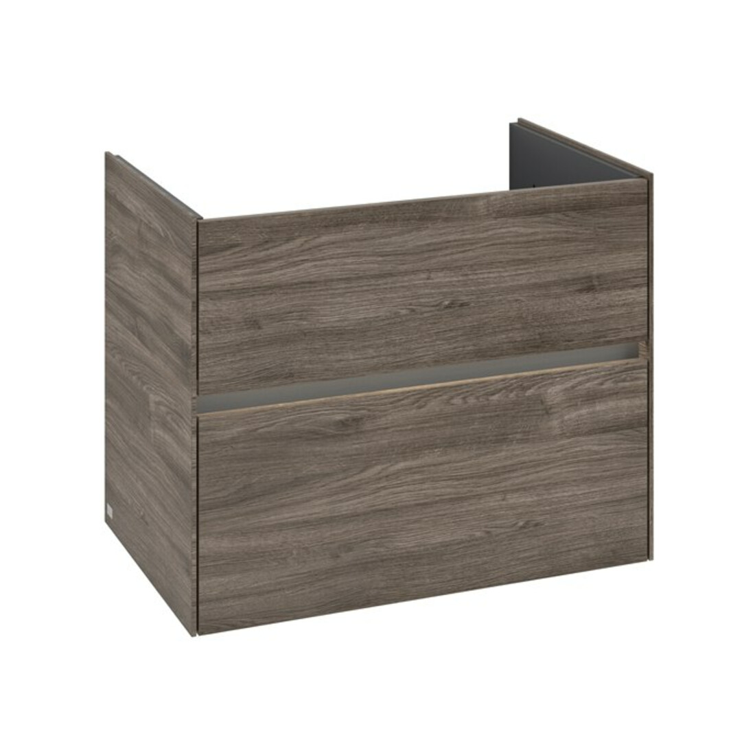 V&B Waschtischunterschrank Collaro 76,1x61x48cm, WT mi, LED 5,5W, st. Oa