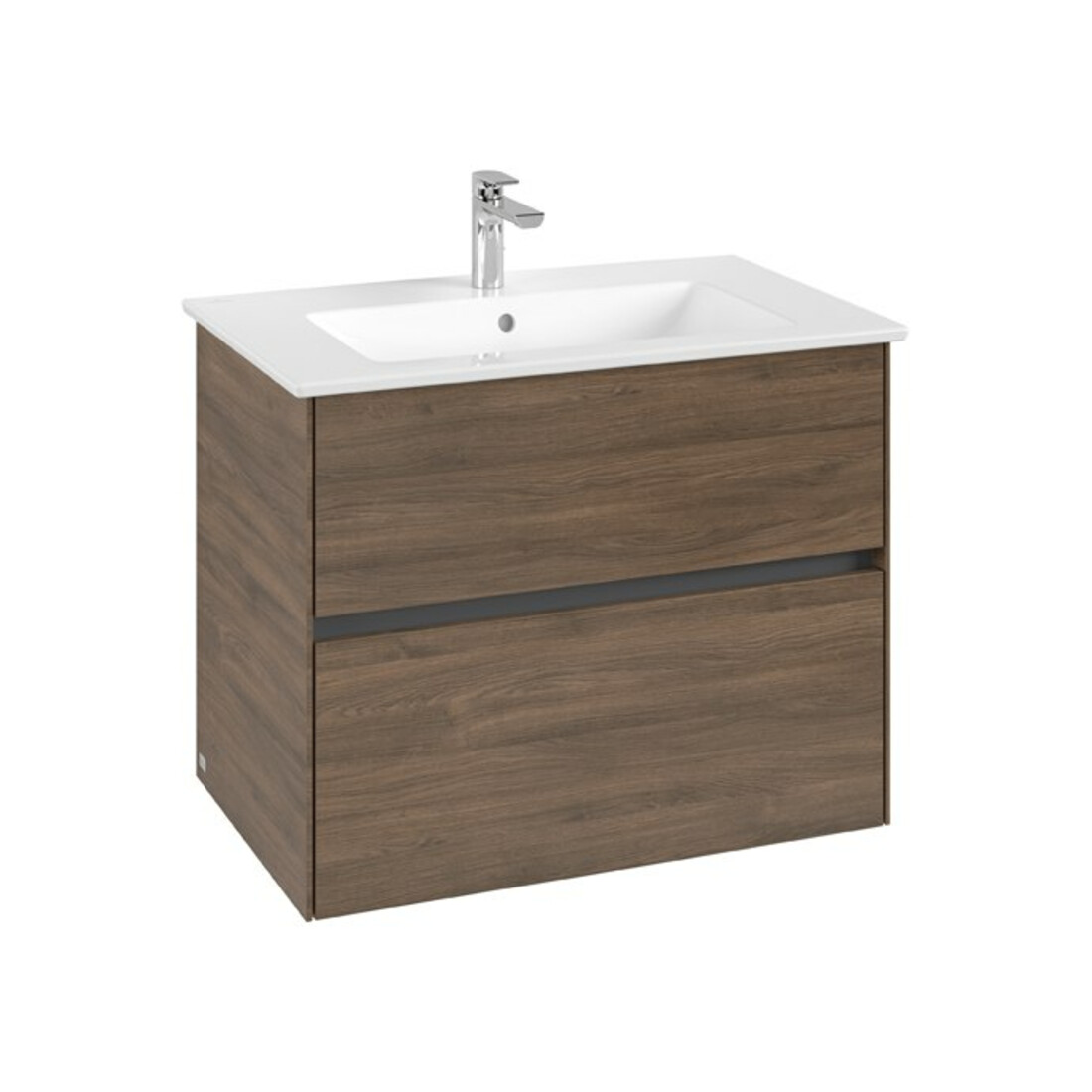 V&B Waschtischunterschrank Collaro 76,1x61x48cm, WT mittig, arizona oak