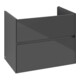 V&B Waschtischunterschrank Collaro 76,1x61x48cm, WT mittig, glossy grey-1
