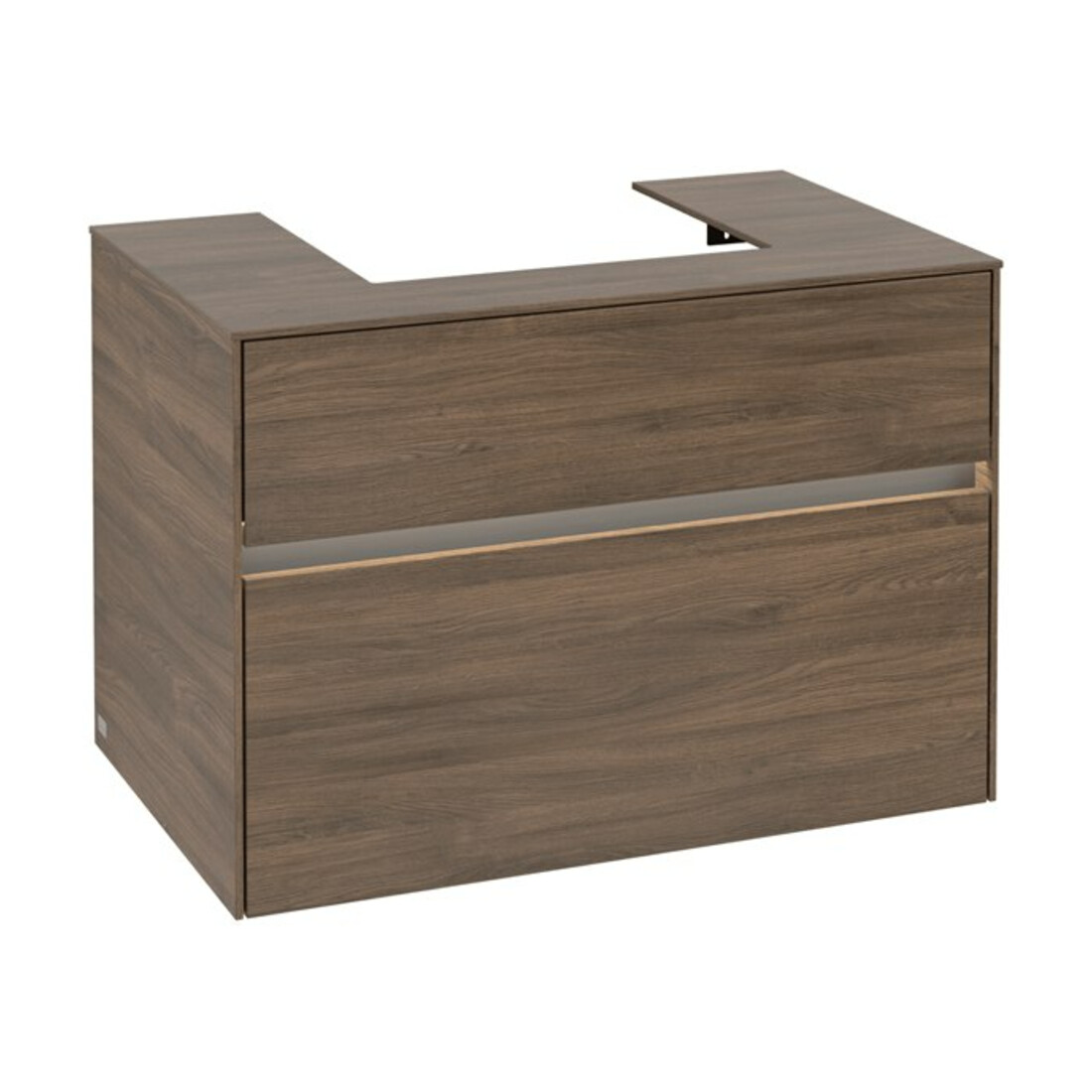 V&B Waschtischunterschrank Collaro 80x54,8x50cm, WT mi, LED 5,7 W, Ariz. Oa
