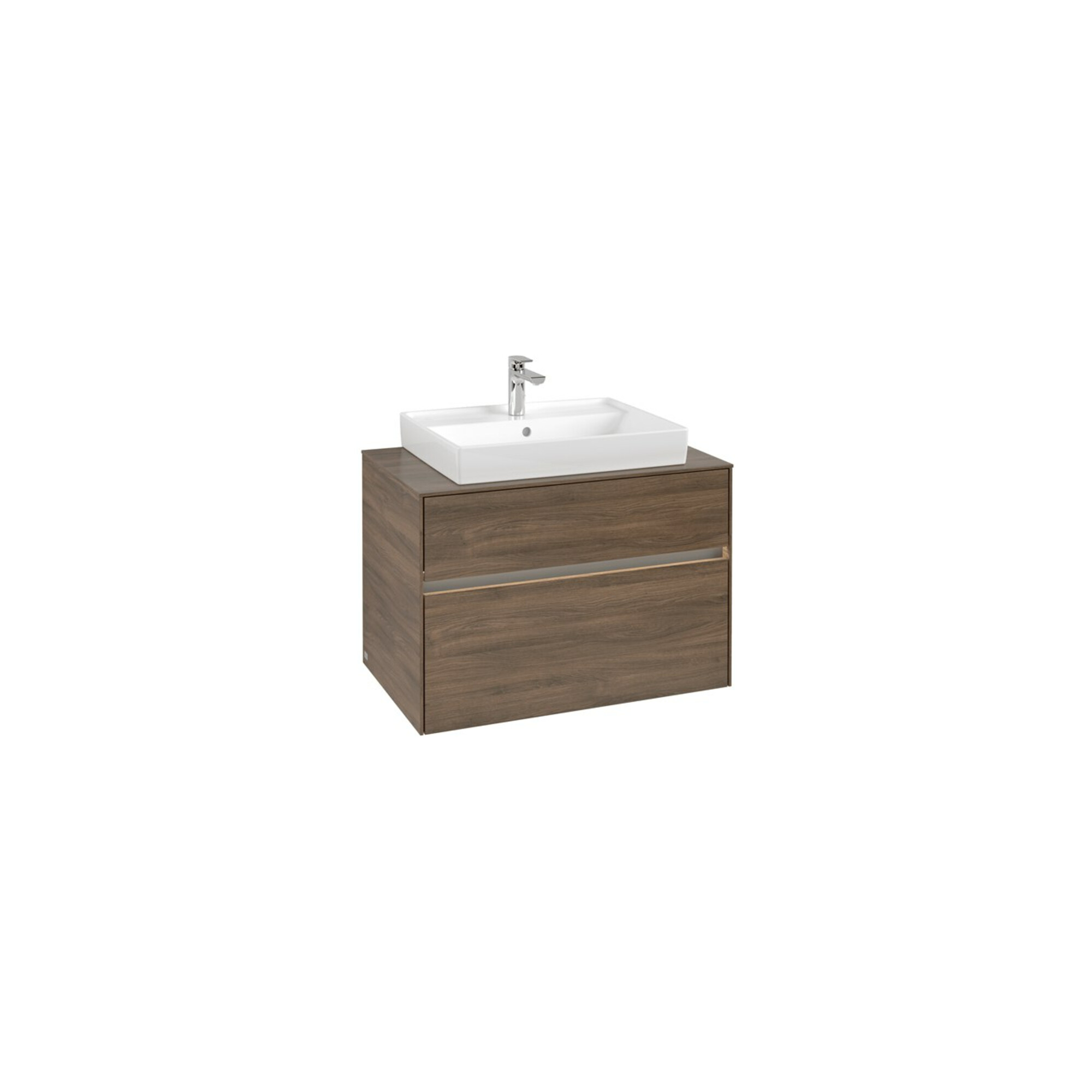 V&B Waschtischunterschrank Collaro 80x54,8x50cm, WT mi, LED 5,7 W, Ariz. Oa ; Villeroy & Boch