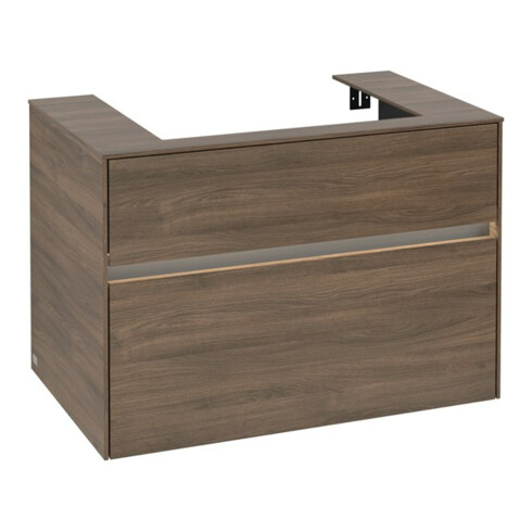 V&B Waschtischunterschrank Collaro 80x54,8x50cm, WT mi, LED 5,7 W, Ariz. Oa
