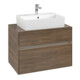 V&B Waschtischunterschrank Collaro 80x54,8x50cm, WT mi, LED 5,7 W, Ariz. Oa-1