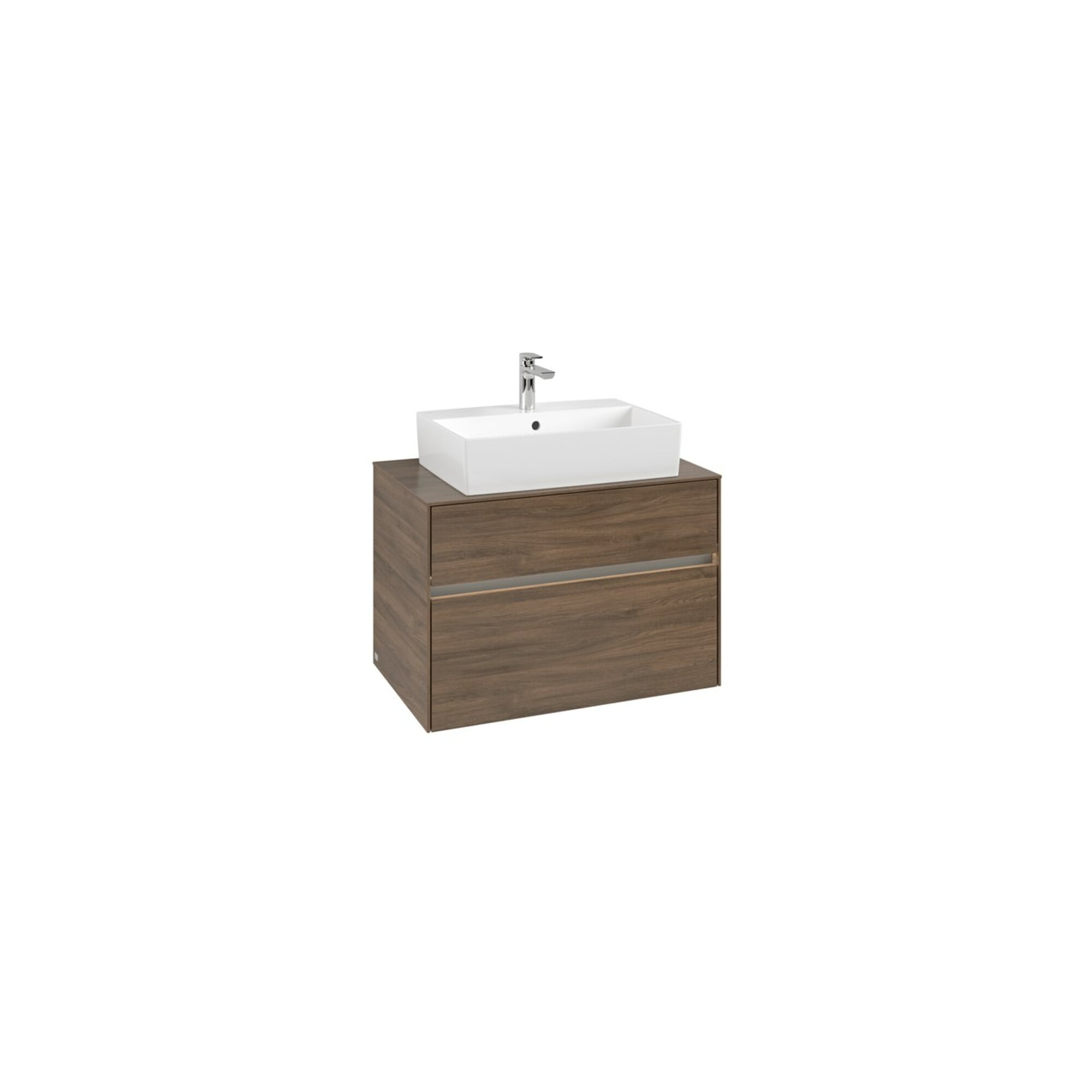 V&B Waschtischunterschrank Collaro 80x54,8x50cm, WT mi, LED 5,7 W, Ariz. Oa ; Villeroy & Boch