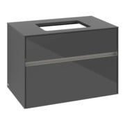 V&B Waschtischunterschrank Collaro 80x54,8x50cm, WT mi, LED 5,7 W, glo Gr-3