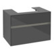 V&B Waschtischunterschrank Collaro 80x54,8x50cm, WT mi, LED 5,7 W, glo Gr-3