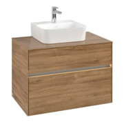 V&B Waschtischunterschrank Collaro 80x54,8x50cm, WT mi, LED 5,7 W, Kan Oa