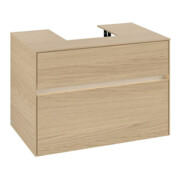 V&B Waschtischunterschrank Collaro 80x54,8x50cm, WT mi, LED 5,7 W, Nord Oa