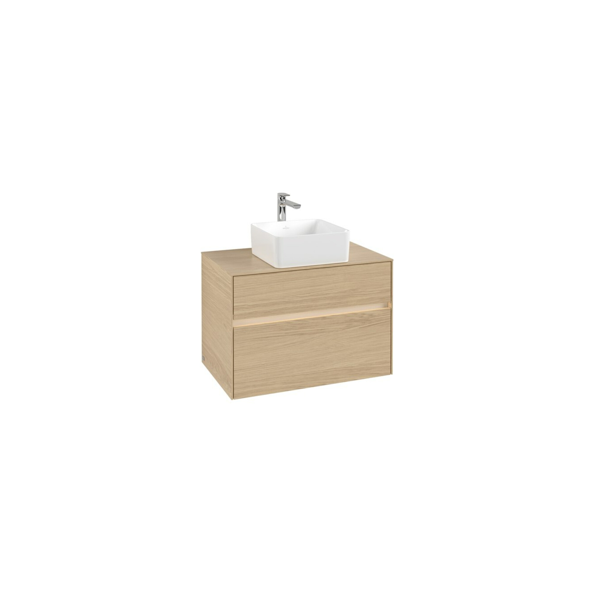 V&B Waschtischunterschrank Collaro 80x54,8x50cm, WT mi, LED 5,7 W, Nord Oa ; Villeroy & Boch