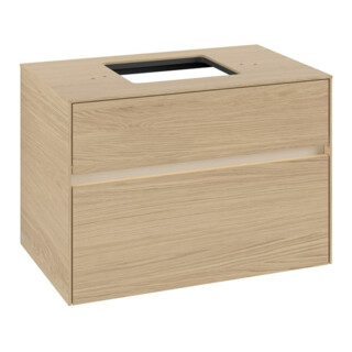 V&B Waschtischunterschrank Collaro 80x54,8x50cm, WT mi, LED 5,7 W, Nord Oa