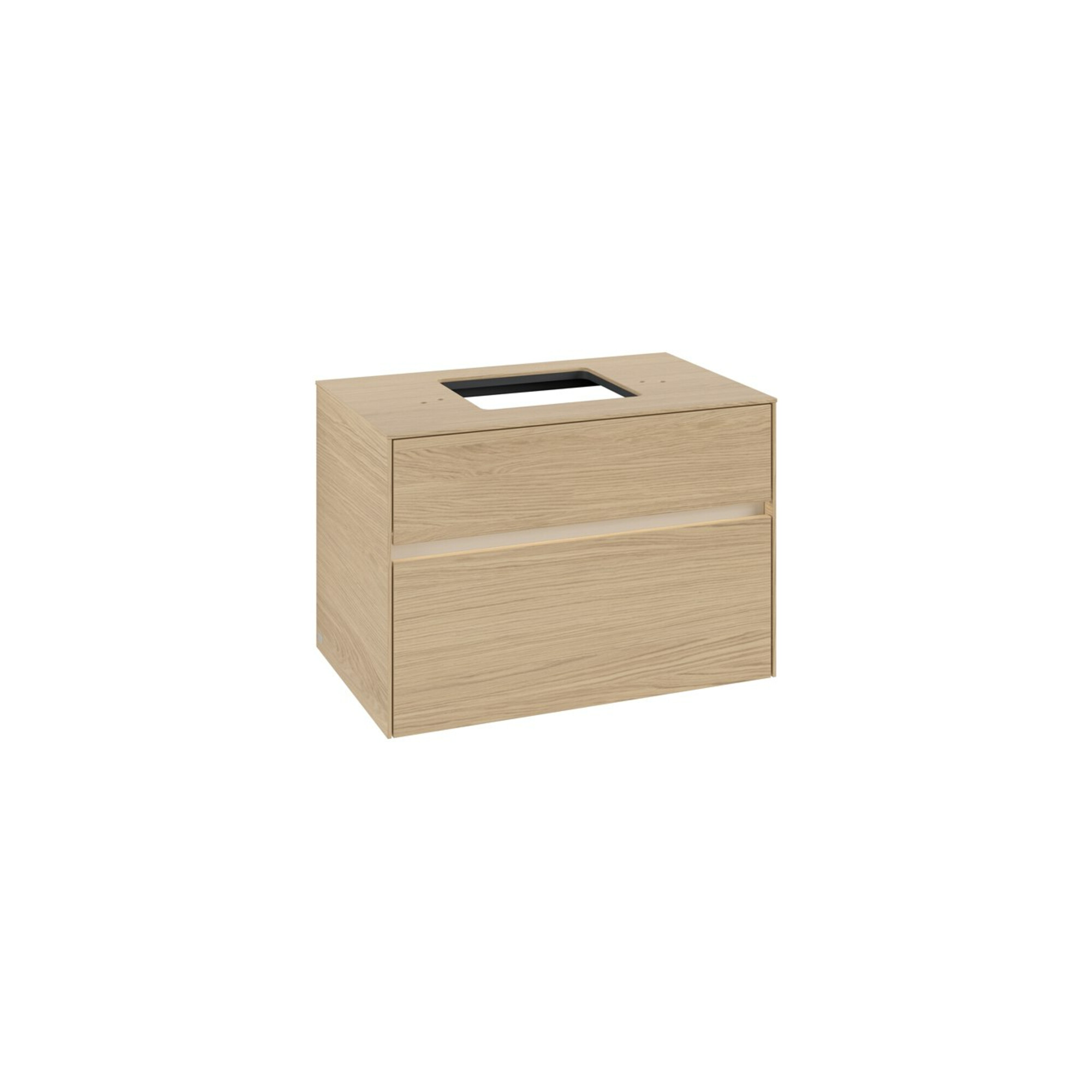 V&B Waschtischunterschrank Collaro 80x54,8x50cm, WT mi, LED 5,7 W, Nord Oa ; Villeroy & Boch