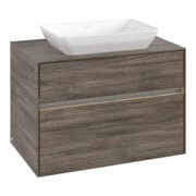 V&B Waschtischunterschrank Collaro 80x54,8x50cm, WT mi, LED 5,7 W, st. Oa