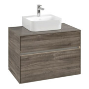 V&B Waschtischunterschrank Collaro 80x54,8x50cm, WT mi, LED 5,7 W, st. Oa