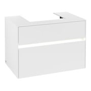 V&B Waschtischunterschrank Collaro 80x54,8x50cm, WT mi, LED 5,7 W, wh. ma-3