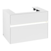 V&B Waschtischunterschrank Collaro 80x54,8x50cm, WT mi, LED 5,7 W, wh. ma-3
