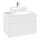 V&B Waschtischunterschrank Collaro 80x54,8x50cm, WT mi, LED 5,7 W, wh. ma-1