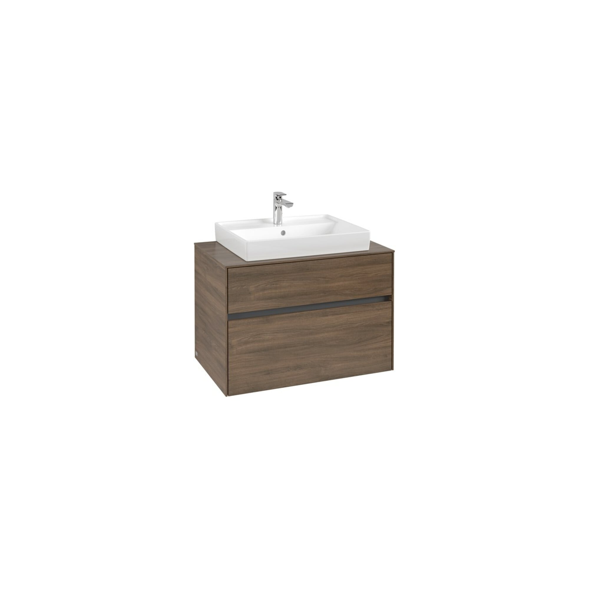 V&B Waschtischunterschrank Collaro 80x54,8x50cm, WT mittig, arizona oak ; Villeroy & Boch