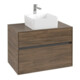 V&B Waschtischunterschrank Collaro 80x54,8x50cm, WT mittig, Arizona Oak-1