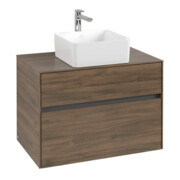 V&B Waschtischunterschrank Collaro 80x54,8x50cm, WT mittig, Arizona Oak