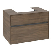 V&B Waschtischunterschrank Collaro 80x54,8x50cm, WT mittig, arizona oak
