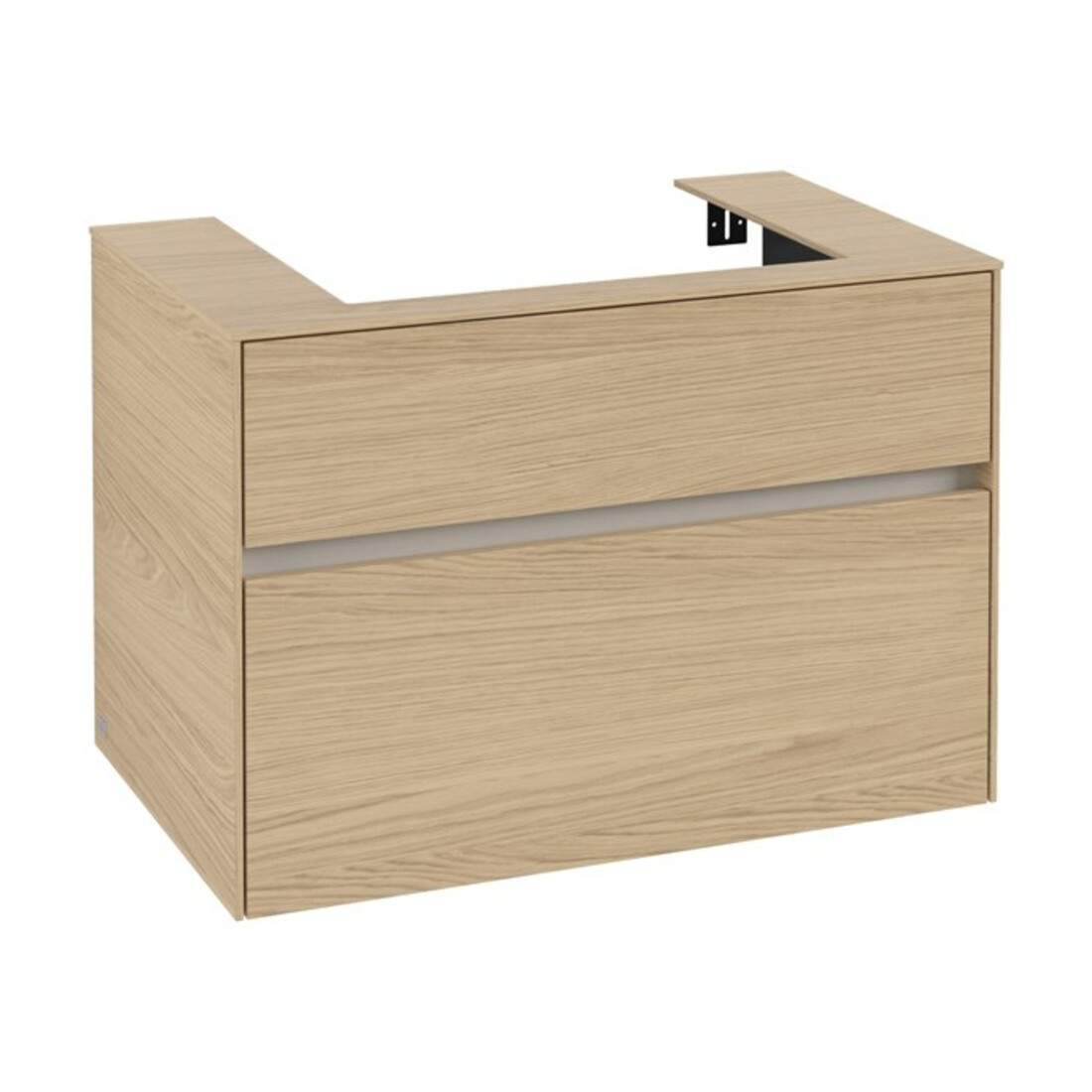 V&B Waschtischunterschrank Collaro 80x54,8x50cm, WT mittig, nordic oak