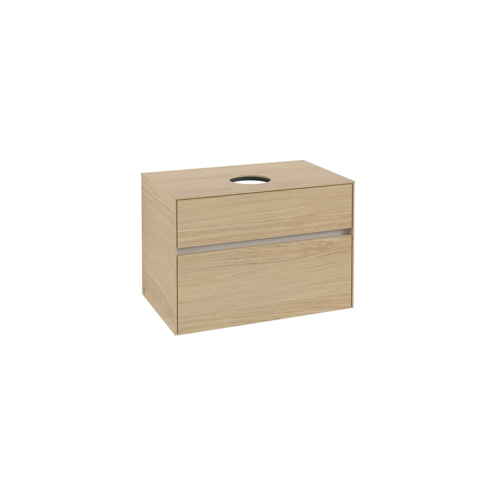 V&B Waschtischunterschrank Collaro 80x54,8x50cm, WT mittig, Nordic Oak ; Villeroy & Boch