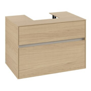 V&B Waschtischunterschrank Collaro 80x54,8x50cm, WT mittig, nordic oak