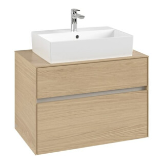 V&B Waschtischunterschrank Collaro 80x54,8x50cm, WT mittig, nordic oak