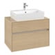 V&B Waschtischunterschrank Collaro 80x54,8x50cm, WT mittig, nordic oak-1
