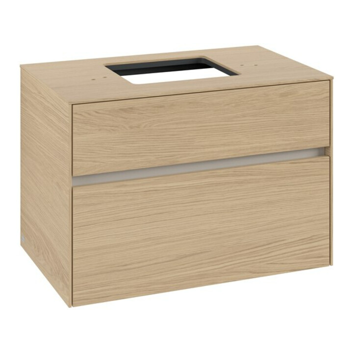 V&B Waschtischunterschrank Collaro 80x54,8x50cm, WT mittig, nordic oak