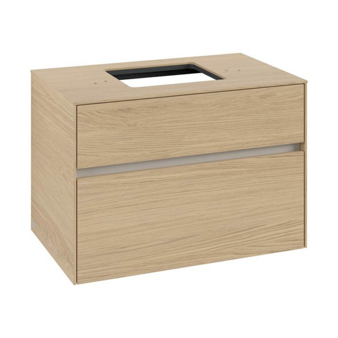 V&B Waschtischunterschrank Collaro 80x54,8x50cm, WT mittig, nordic oak