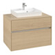 V&B Waschtischunterschrank Collaro 80x54,8x50cm, WT mittig, nordic oak-1