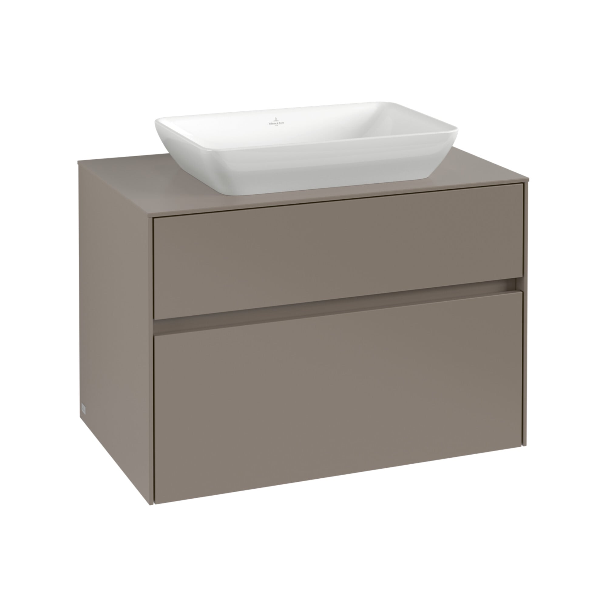 V&B Waschtischunterschrank Collaro 80x54,8x50cm, WT mittig, soft green ; Villeroy & Boch