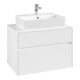 V&B Waschtischunterschrank Collaro 80x54,8x50cm, WT mittig, white matt-3