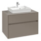 V&B Waschtischunterschrank Collaro 80x54,8x50cm, WT mittig, wine red-1