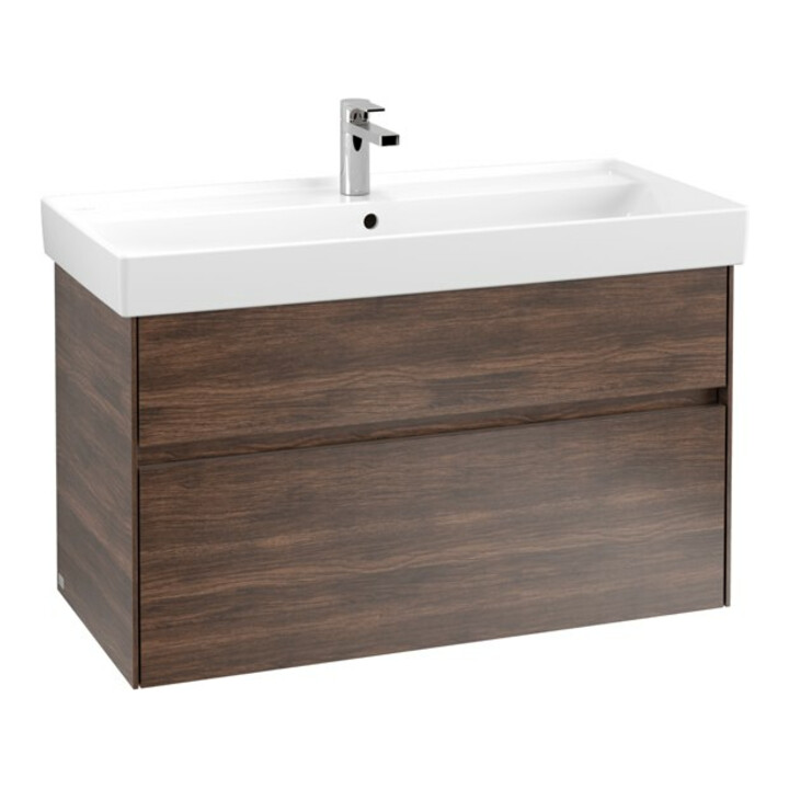 V&B Waschtischunterschrank Collaro 95,4x54,6x44,4cm, WT mi, LED 7W, Ar Oa