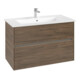 V&B Waschtischunterschrank Collaro 96,1x61x48cm, WT mi, LED 7W, Ariz. Oa-3