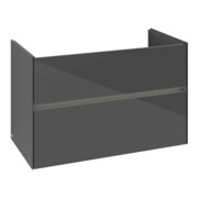 V&B Waschtischunterschrank Collaro 96,1x61x48cm, WT mi, LED 7W, glo Gr-4